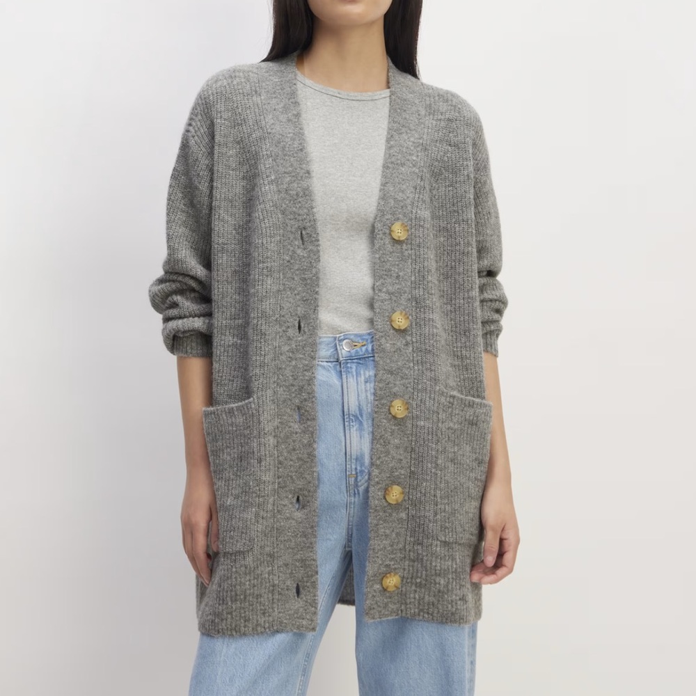 Everlane The Oversized Alpaca Cardigan size XXS